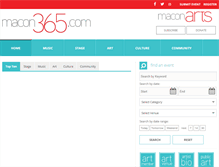 Tablet Screenshot of macon365.com